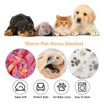 Dog Blankets for Medium Dogs, 3 Pack Dog Blanket Washable 30" x 20", Soft Fleece Fluffy Pet Blanket Flannel Throw for Puppy Cat