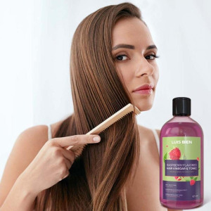 Luis Bien RASPBERRY FLAVORED HAIR VINEGAR & TONIC It nourishes, repairs and moisturizes your hair. It gives a bright and lively appearance 250ml.