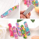12 Pieces Mini Nail Files Double Sided Emery Boards Nail File and Buffers Nail Tools for Women Girls, mix color