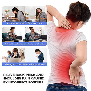 Posture Corrector for Women and Men Adjustable Upper Back Brace for Clavicle Support Straightener
