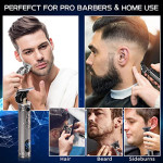 KEMEI Professional Hair Clippers for Men Pro Li Outliner Grooming Beard Trimmer Shavers