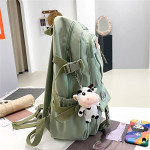 Cute Laptop Backpack School Bags for Girls 14-16, Kawaii Students Bag 15.6 Inch College Backpacks Travel Daypack Casual Rucksack Large Bookbags