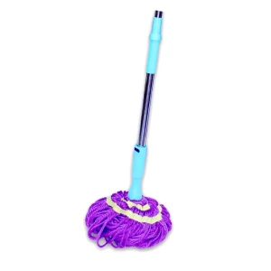 Cleano Mop Easy Wringing Mop, With 132Cm Long Stainless Handle, Wet Mops For Floor Cleaning, Commercial Household Clean