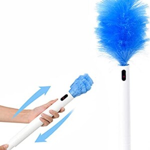 360 Feather Duster, Household Rechargeable Washable Lint Free Hand Dusting for Home Office Furniture Cars