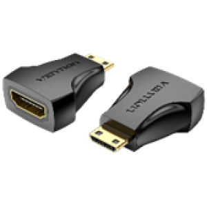 Mini HDMI Male to HDMI Female Adapter Black