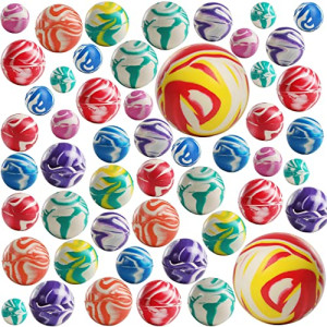 Super Bouncy Balls, Toys Bounce Balls Party Favors, 50 Assorted Sizes Super Bouncy Balls Bulk Set, Party Favors, Vending Machines, Toys