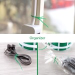 Twist Tie (100M) With Cutter - Multifunction For Garden, Cable and Office Organizer, Bag Sealing (Green)
