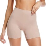 Seamless Shapewear for Women Shorts Tummy Control Body Shaper Shorts Under Dress Slip Shorts,Beige