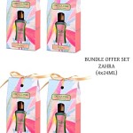 Ultimate Bundle Offer Set - Zahra Perfume Oil 24ml Unisex � Perfumes Gift Set � (Pack of 4)