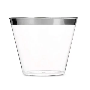 Rosymoment disposable plastic glass 6 pieces set