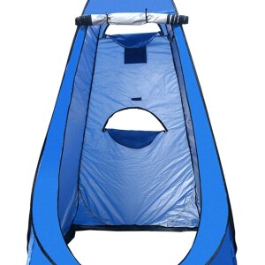 Camping Shower Toilet Tent Outdoor Changing Clothes Shower Tent Pop-up Privacy Shelter with Carry Bag Waterproof UV Protection for Hiking Outdoor Family