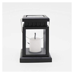 Ramadan Solar Lantern Outdoor Hanging Solar Candle Lights Decorative Table Lantern Waterproof Flameless LED Candles for Your Home Garden Table Patio