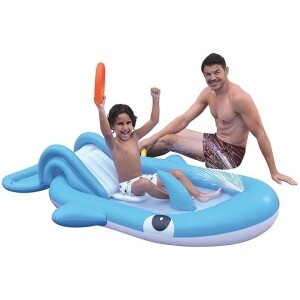 Splash Pad Sprinkler for Kids & Toddlers, Inflatable Sprinkle Mat Sprinkler Wading Pool Play Mat,Outdoor Summer Water Toys 210 * 130 * 35cm