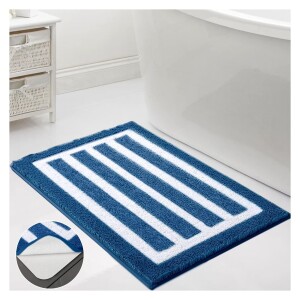 Bath Rugs for Bathroom-Absorbent Microfiber Bath Mats for Bathroom Non Slip 50 80cm