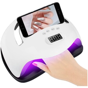 UV Light for Nail,168W Led Gel Nail Lamp for Gel Nail Polish with 4 Timer Setting