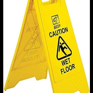 Foldable Caution Wet Floor Signage Board 