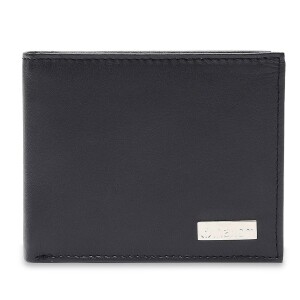 Inahom Bi-Fold Organised Wallet Flat Nappa Genuine and Smooth Leather Upper IM2021XDA0004-400-Navy Blue