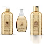 Luxury Arabic Oud Based Moisturizing Cosmetics 3pcs Gift Set - 350ml Hand Wash | 500ml Body Lotion | 500ml Shower Gel