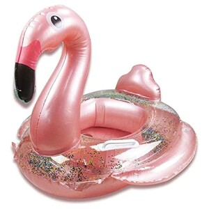 Inflatable Flamingo Pool Float with Fast Valves Summer Beach Swimming Pool Floatie Lounge Floating Raft Party Decorations Toys for Kids