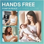 Wearable Breast Pump,Hands Free Electric Breastfeeding Breast Pump