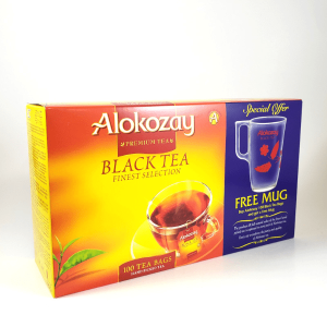 Alokozay Black Tea With Free Mug 100 Pieces