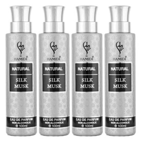 Ultimate Bundle Offer - Non Alcoholic Natural Silk Musk Water Perfume 100ml Unisex  Perfumes Gift Set  (Pack of 4)