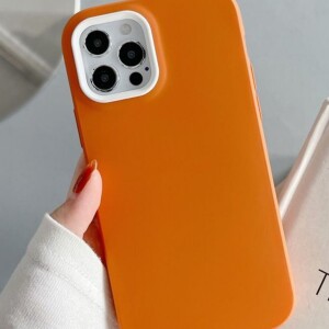 iPhone 12 Pro Max Cover 6.7 Inch Soft Flexible Silicone With inside Frame Camera Protected Back Case