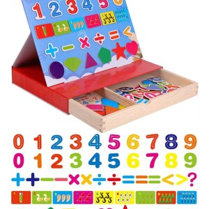 Magnetic Puzzle Toys for Kids - Educational Toys Magnetic Jigsaw Puzzles Box,Kids Imagination Play.Mix and Match Costume Dress Up Game