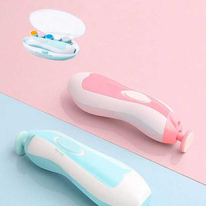 Baby Nail Trimmer Electric 6 In 1 Baby Safe Electric Nail with Led Light �� Battery Operated