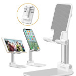 Desktop Cell Phone Stand Foldable Mobile Phone Holder for Tablet iPhone Samsung Nokia Huawei Redmi Adjustable Cell