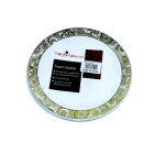 Rosymoment premium quality plastic round 7.5 Inch plate 6 piece set