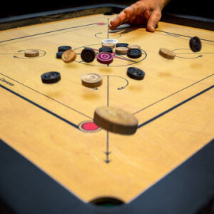 Carrom Board Polythene Playing Surface - Coins, Inclusive