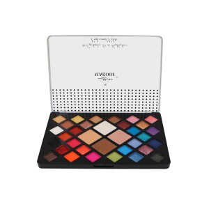 MAROOF 30 Eyeshadow and 4 Highlighters Long Lasting Professional Palette
