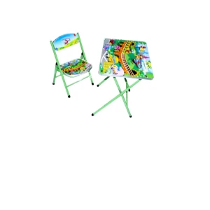 In-house childrens desk chair set 60x40x52cm & 1.5cm particle board +0.5mm iron leg for kids