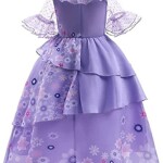 Cosplay Dress Up for Girls,Isabella Costume Princess Dresses,Magic Madrigals Family Cosplay Clothes Outfits