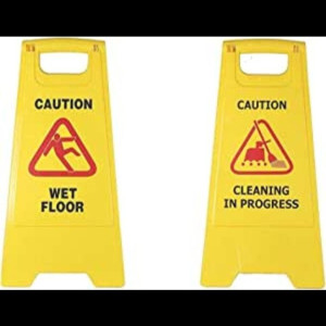 Caution Standing Board Combo of 2 Pcs