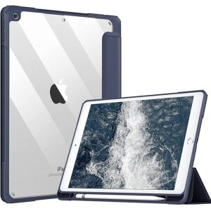 Protective Case Cover For Apple iPad 10.2 inch (2021/2020/2019) Generation with Pencil Holder