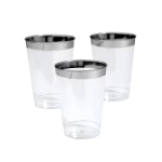 Rosymoment plastic disposable glass 6 pieces set