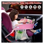 Kids Travel Tray,Car Seat Activity Snack and Play Tray