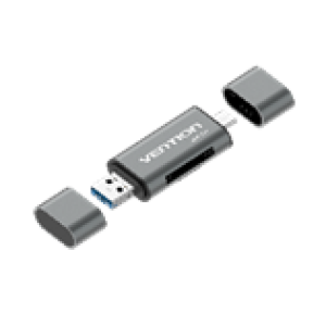 USB3.0 Multi-function Card Reader Gray Metal Type