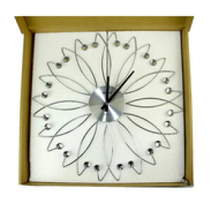 Orient Decorative Wall Clock, Silver
