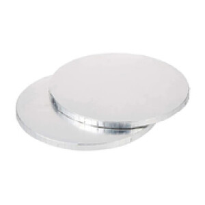 Rosymoment 30cm Round Cake Board, Silver