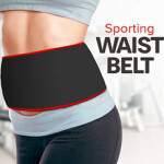 Adjustable Waist Trimmer Belt, XXL, Black