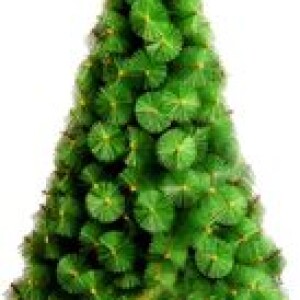6 Feet 180cm 260 tips Christmas Tree Green With 10CM PET Metal Stand Green Christmas Supplies