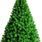 Christmas Tree 120CM 200T. Material PVC. Plastic Stand Premium Hinged Artificial Christmas Tree Xmas Tree with Solid Plastic Legs Easy Assembly Perfect