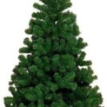 Christmas Tree 6ft Pine Needles Artificial Christmas Trees 180CM,600 Full Branches Tips Xmas Tree for Home and Office, Easy Assembly Metal Stand