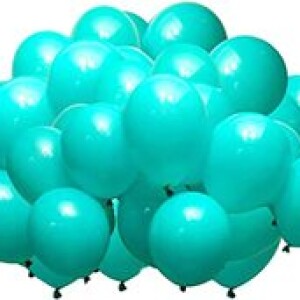 Pastel Tiffany Blue Balloons Party Balloons Set 12inch 40PCS, Latex Balloons for Birthday Graduation Baby Shower Wedding Festival Packing in carton (1x100)