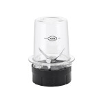 Krypton KNB6136 300W, 3 in 1 Blender - Portable 1.5L Unbreakable Blender Jar with Grinder Cups| Coffee Grinder Jar | Heavy Duty 