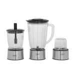 Krypton 4-IN-1 Stainless Steel Blender and Juice Extractor- KNB6346| 800 W Powerful Motor with 2 Speed Setting and Pulse