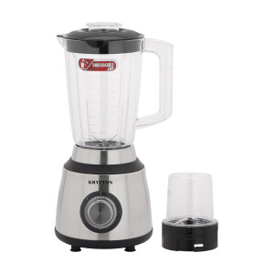 Stainless Steel 2-in-1 Blender, 1.5L PC Jar, KNB6389 | 2 Speed with Pulse Function | Stainless Steel Blades Mixer Grinder | Smoothies, Blend, Chop, Grind